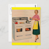 エルマと彼女の二重バーレルのオーブン ポストカード (正面/裏面)