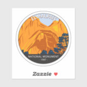 エルマルパイスナショナルモニュメントニューメキシコヴィンテージ シール (シート)