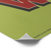 エルマーFDD™ & BUGS BUNNY™ "武器ではないビット" ポスター (角)