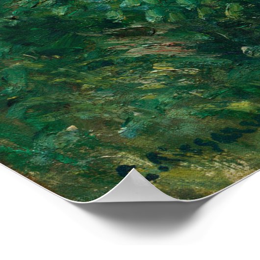 エルミタージュの近くのピサロの森の端 ポスター (角)