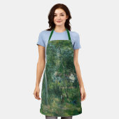 エルミタージュの近くの森のカミーユ・ピサロ エプロン (着用した状態)