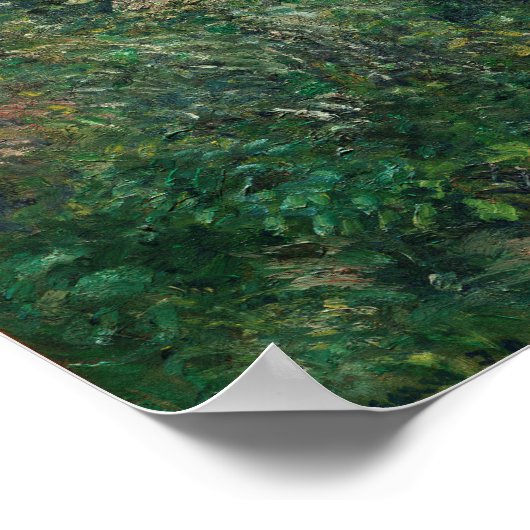 エルミタージュの近くの森のカミーユ・ピサロ ポスター (角)