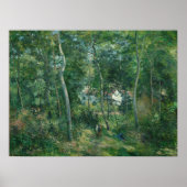 エルミタージュの近くの森のカミーユ・ピサロ ポスター (正面)