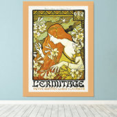 エルミタージュアールヌーボーフローラ キャンバスプリント (インサイチュ (ウッドフロア))