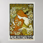 エルミタージュアールヌーボーフローラ ポスター (正面)