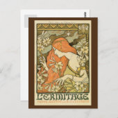 エルミタージュアールヌーボー誌 ポストカード (正面/裏面)