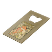 エルミタージュフランスの新しいの花の分野の女性 クレジットカード栓抜き (正面アングル)