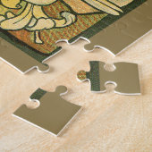 エルミタージュフランスの新しいの花の分野の女性 ジグソーパズル (側面)