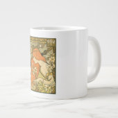 エルミタージュフランスの新しいの花の分野の女性 ジャンボコーヒーマグカップ (正面右)