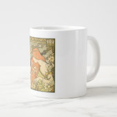 エルミタージュフランスの新しいの花の分野の女性 ジャンボコーヒーマグカップ (正面右)