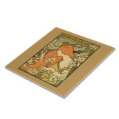 エルミタージュフランスの新しいの花の分野の女性 タイル (側面)