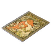 エルミタージュフランスの新しいの花の分野の女性 ノートブック (左側)