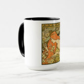 エルミタージュフランスの新しいの花の分野の女性 マグカップ (正面左)