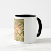 エルミタージュフランスの新しいの花の分野の女性 マグカップ (正面右)