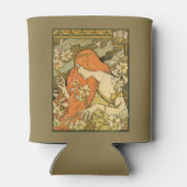 エルミタージュフランスの新しいの花の分野の女性 缶クーラー (裏面)