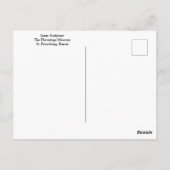 エルミタージュ美術館ジャヌス彫刻 ポストカード (裏面)