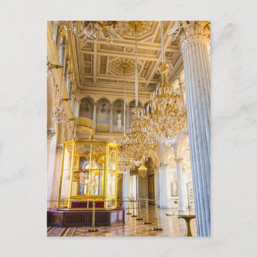 エルミタージュ美術館 セントピーターズバーグ ロシア ポストカード (正面)