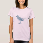 エルミットツグシュ – 海ブルー Tシャツ (正面)