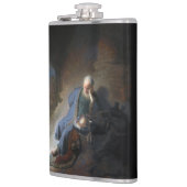 エルミヤがエルサレムの崩壊を嘆く、レンブラント フラスク (左)