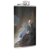 エルミヤがエルサレムの崩壊を嘆く、レンブラント フラスク (右)