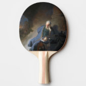 エルミヤがエルサレムの崩壊を嘆く、レンブラント 卓球ラケット (裏面)