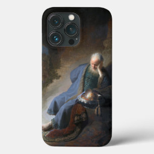 エルミヤがエルサレムの崩壊を嘆く、レンブラント iPhone 13 PROケース