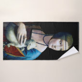 エルミンのある女性、レオナルド・ダ・ヴィンチ バスタオル (バスタオル)