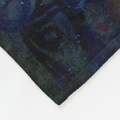 エルミンのある女性、レオナルド・ダ・ヴィンチ フリースブランケット (角)