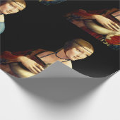 エルミンのレディbyレオナルド・ダ・ヴィンチ ラッピングペーパー (角)