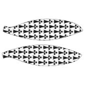 エルミン模様、中世の模様、白に黒 バスケットボール (パネル)