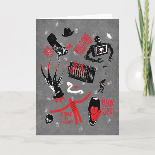 エルムストリートの悪夢 | フレディ・クルーガー講話 カード (正面)