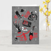 エルムストリートの悪夢 | フレディ・クルーガー講話 カード (黄色い花)