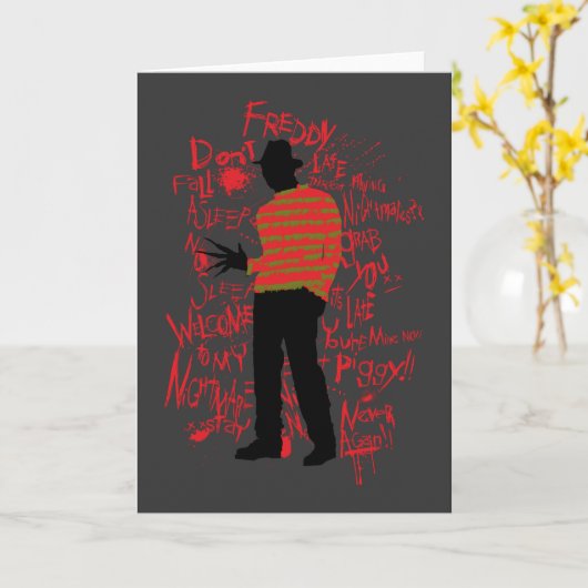 エルムストリートの悪夢 | 眠ってはならない カード (黄色い花)