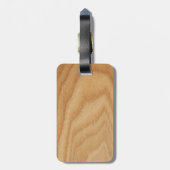 エルム木目荷物タグ ラゲッジタグ (裏面縦)