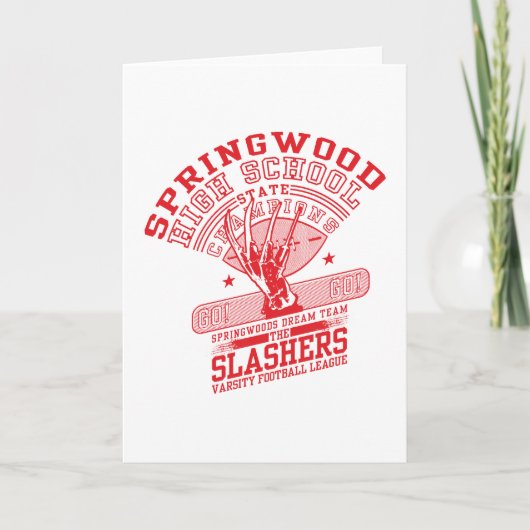 エルム街の悪夢 | スプリングウッド高校 カード (正面)