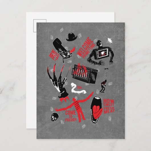 エルム街の悪夢 | フレディ・クルーガー談 シーズンポストカード (正面/裏面)