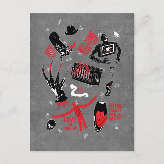 エルム街の悪夢 | フレディ・クルーガー談 シーズンポストカード (正面)