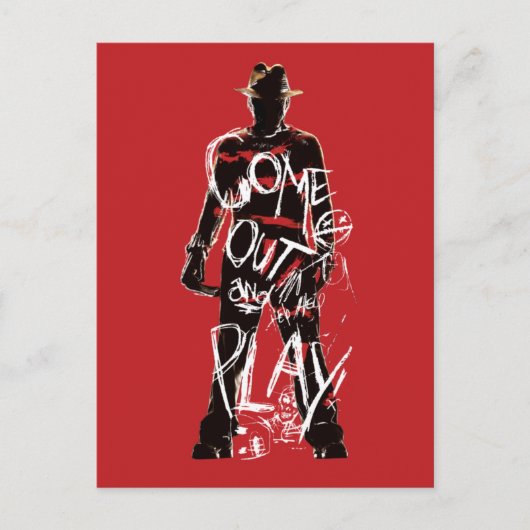 エルム街の悪夢 | 遊びに出ておいで シーズンポストカード (正面)