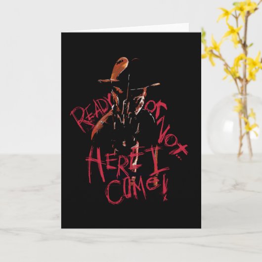 エルム街の悪夢 | Ready or Not カード (黄色い花)