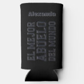 エルメジョールアブエロデルムンド最高のグランパスペインの スリム缶クーラー (裏面)