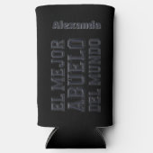 エルメジョールアブエロデルムンド最高のグランパスペインの スリム缶クーラー (正面)