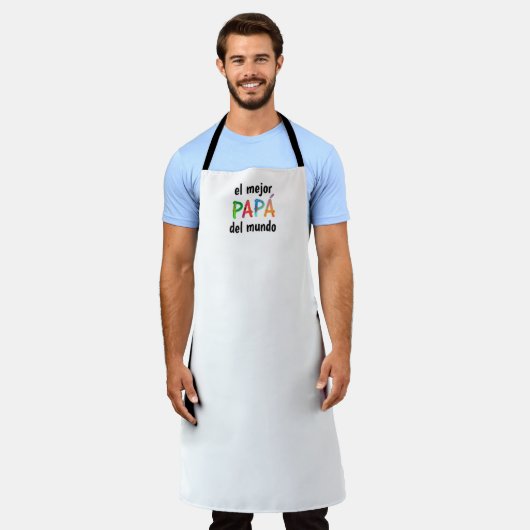 エルメジョールパパデルムンド文字お洒落エプロン エプロン (着用した状態)