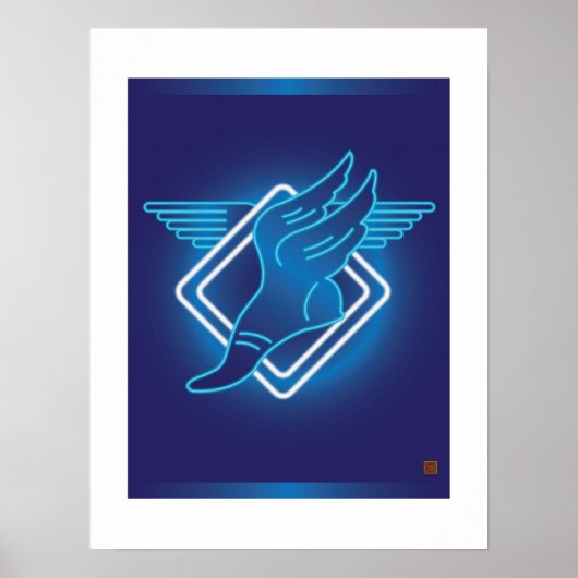 エルメス翼サンダルプリント ポスター (正面)