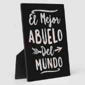 エルメホールアブエロデルムンドおじいちゃんの日 フォトプラーク (側面)