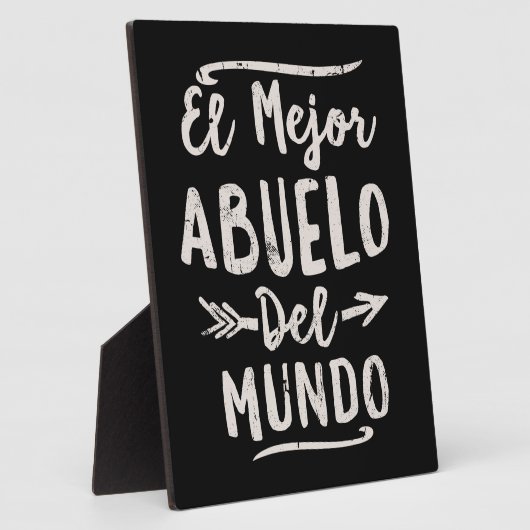 エルメホールアブエロデルムンドおじいちゃんの日 フォトプラーク (側面)