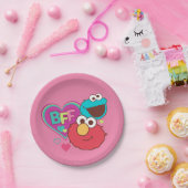 エルモとクッキーの怪獣 – BFF ペーパープレート (パーティー)