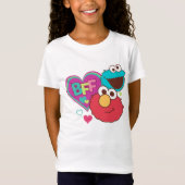 エルモとクッキーの怪獣 – BFF Tシャツ (正面)