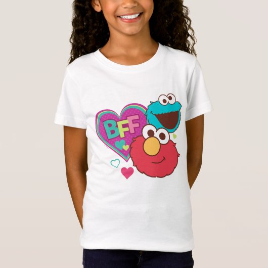 エルモとクッキーの怪獣 – BFF Tシャツ (正面)