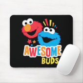 エルモとクッキー素晴らしの芽 マウスパッド (マウス)