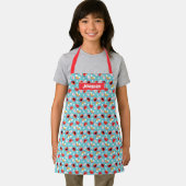 エルモとレインボウズのパターン エプロン (インサイチュ)